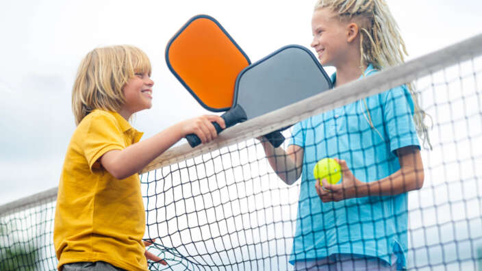 Pickle Ball Court Wilksworth Caravan Park