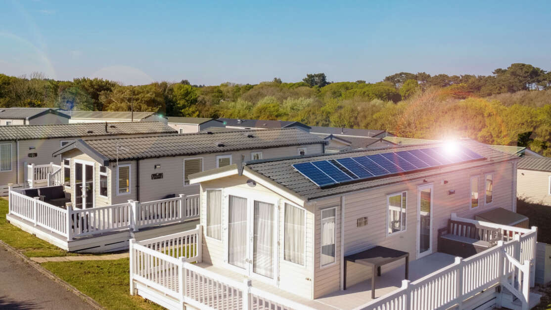 Holiday Home With Solar Panels