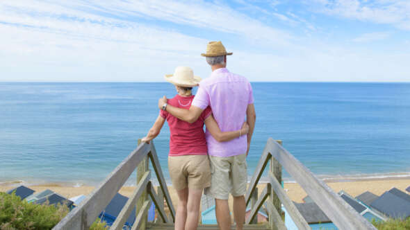 Couple Beach Outlook