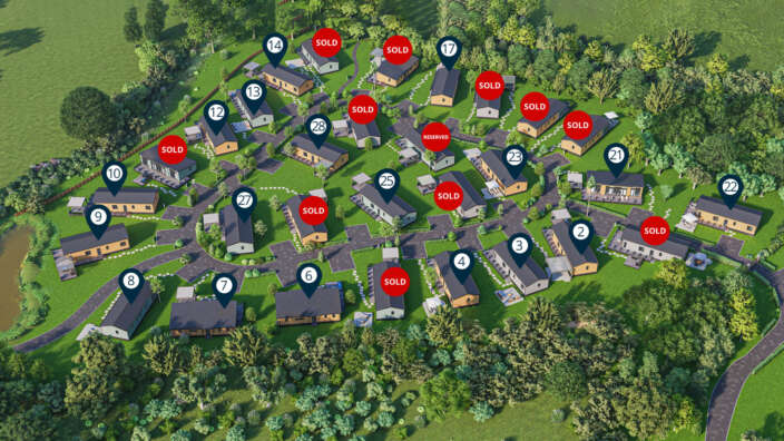 Jubilee Gardens Development Plan Sold Units July 2025